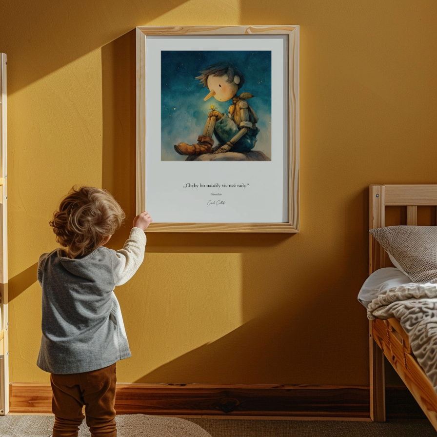 detsky plakat Pinocchio3
